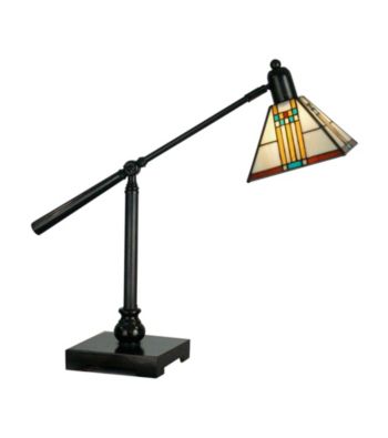 Dale Tiffany Mission Bank Table Lamp