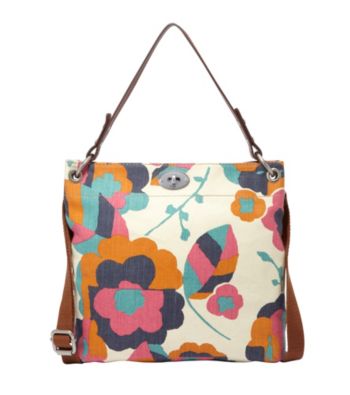 Fossil® Hunter Floral Hobo