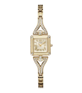 Guess Goldtone Petite Retro Glamour Watch