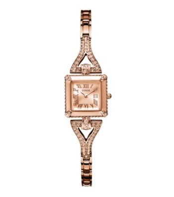 Guess Rose Goldtone Petite Retro Glamour Watch