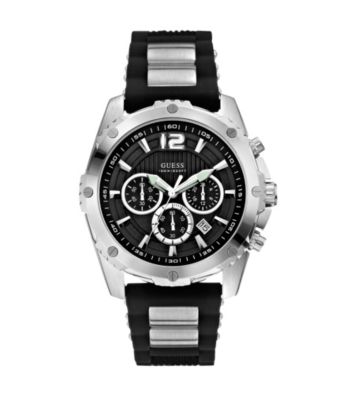Guess Black/Silvertone Bold 