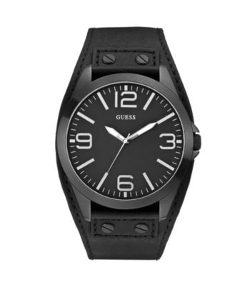 Guess Black Masculine Tapered Cuff Trend Watch