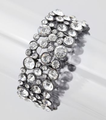 Guess Hematite Stretch Bracelet