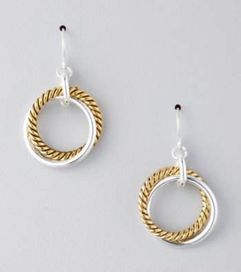 Lauren Ralph Lauren Two Tone Earrings