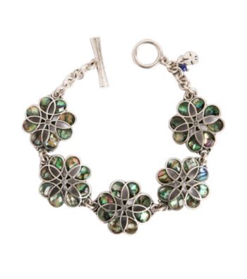 Lucky Brand® Silvertone Floral Bracelet