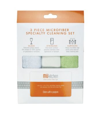 Mükitchen Microfiber Specialty 3-pc. Cleaning Set