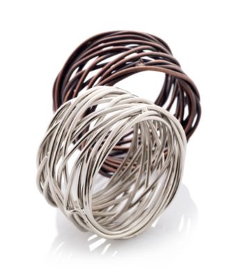 LivingQuarters Twisted Wire Napkin Ring
