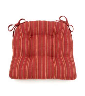 LivingQuarters Bombay Stripe Chair Pad