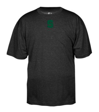 J. America® Men's Black Michigan State Heathered Performance Tee