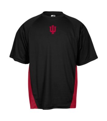 J. America® Men's Black Indiana University Mesh Performance Tee