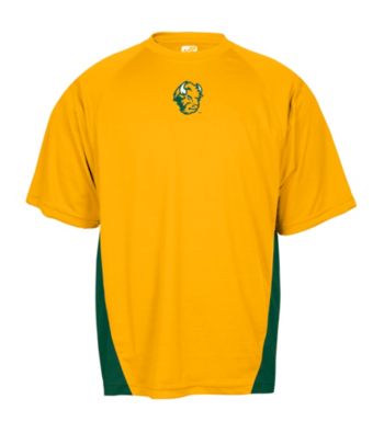 J. America® Men's Gold North Dakota State University Mesh Performance Tee