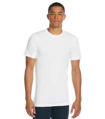 Jockey® Men's White Cotton Slim Fit 3-Pack Crew Neck T-Shirts