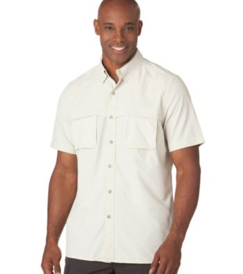Chaps® Men's Silver Birch Solid Explorer Woven Shirt