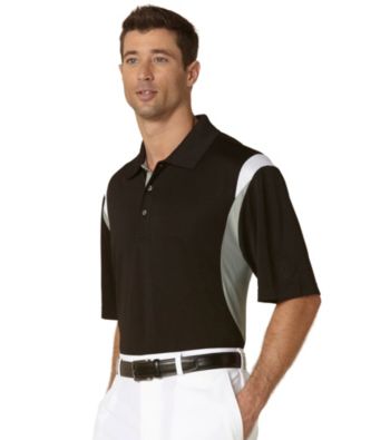 PGA TOUR® Men's Caviar Three Color Stacked Polo