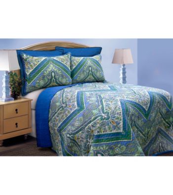 Tangiers Blue Quilt Collection by Scent-Sation, Inc.