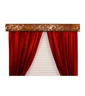 BCL Drapery Hardware Acanthus Vine Curtain Rod Valance