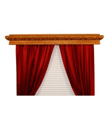 BCL Drapery Hardware Elizabeth Double Curtain Rod Cornice