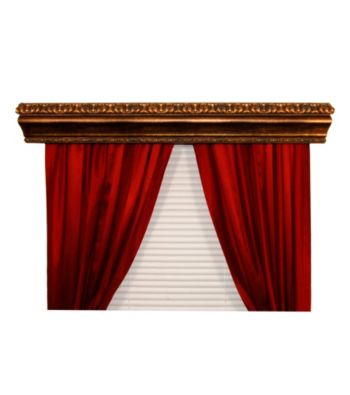 BCL Drapery Hardware Marion Double Curtain Rod Cornice