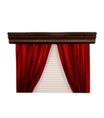 BCL Drapery Hardware Halsted Double Curtain Rod Cornice
