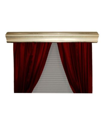 BCL Drapery Hardware Baxter Double Curtain Rod Cornice