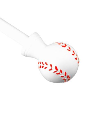 BCL Drapery Hardware Baseball Curtain Rod