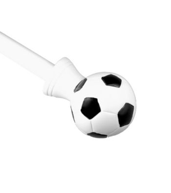 BCL Drapery Hardware Soccer Ball Curtain Rod