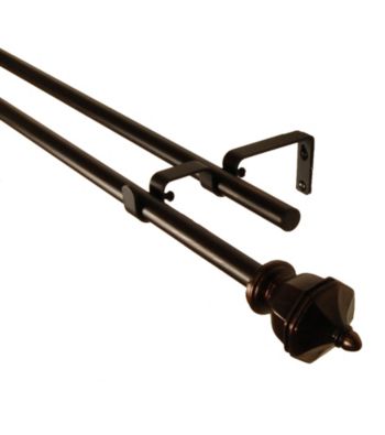 BCL Drapery Hardware Urn Double Curtain Rod