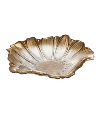 Fifth Avenue Crystal Ltd.® Venezia Gold Flower Tray