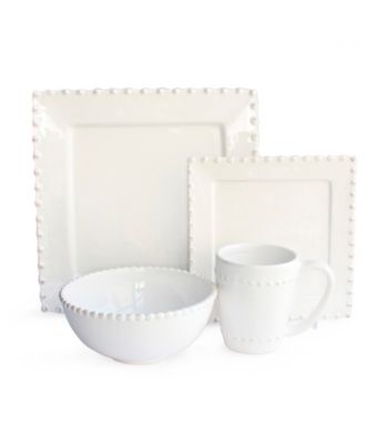 UPC 088235323156 product image for American Ateliers Bianca Bead Square 16-pc. Dinnerware Set | upcitemdb.com