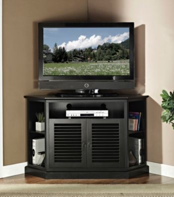 W.Designs Ella Wood Corner TV Stand
