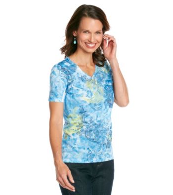 Breckenridge® Zen Blue Sublimation Tee