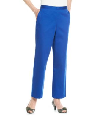 Alfred Dunner® Stretch Waistband Solid Short Pant