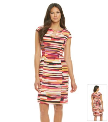 Calvin Klein Printed Hardware Dress