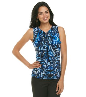 Anne Klein® Watercolor Print Blouse