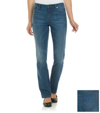 Anne Klein® Medium Wash Straight Jean