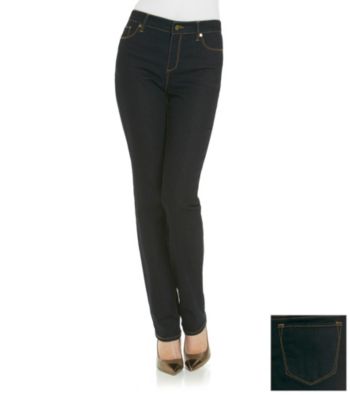 Anne Klein® Dark Wash Straight Denim Pant