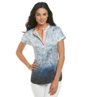 T Tahari® Valeria Printed Blouse
