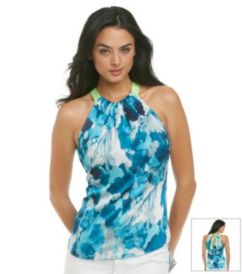 T Tahari® Dawn Floral Blouse