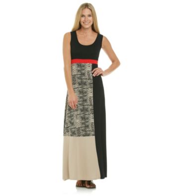 Calvin Klein Blocked Maxi Dress