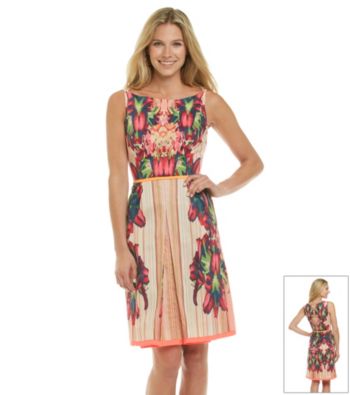 T Tahari® Phoebe Printed Dress