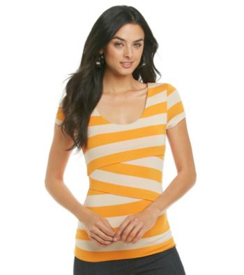 Vince Camuto® Striped Bandage Top
