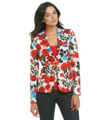 Vince Camuto® Rose Print Blazer