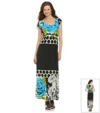 Oneworld® Floral Dot Maxi Dress