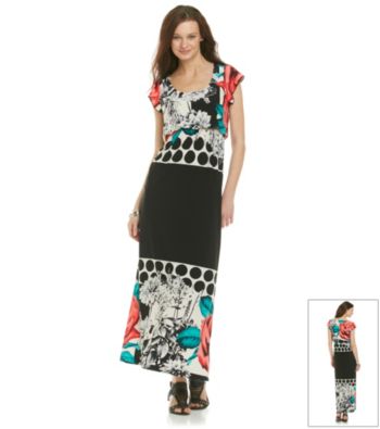 Oneworld® Floral Dot Maxi Dress