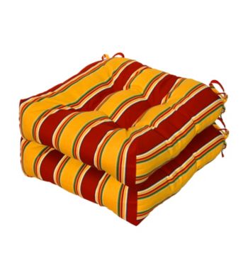 Greendale Home Fashions Set of Two Carnival Stripe 20