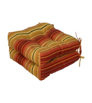 Greendale Home Fashions Set of Two Kinnabari Stripe 20