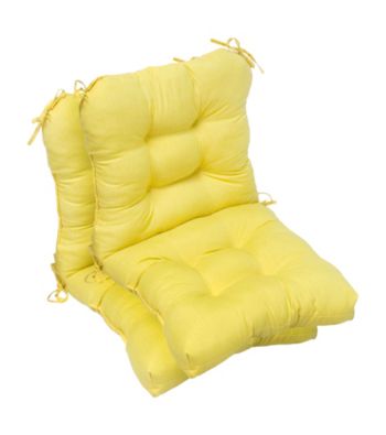 Greendale Home Fashions Set of Two Outdoor Seat or Back Chair Cushion