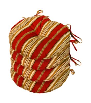 Greendale Home Fashions Set of Four Roma Stripe 15
