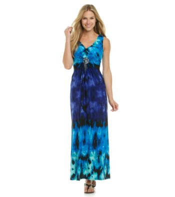 R & M Richards® Print Maxi Dress