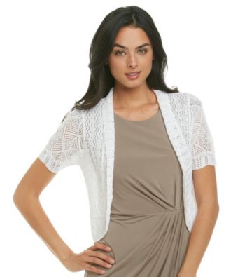 Jessica Howard® Crochet Shrug